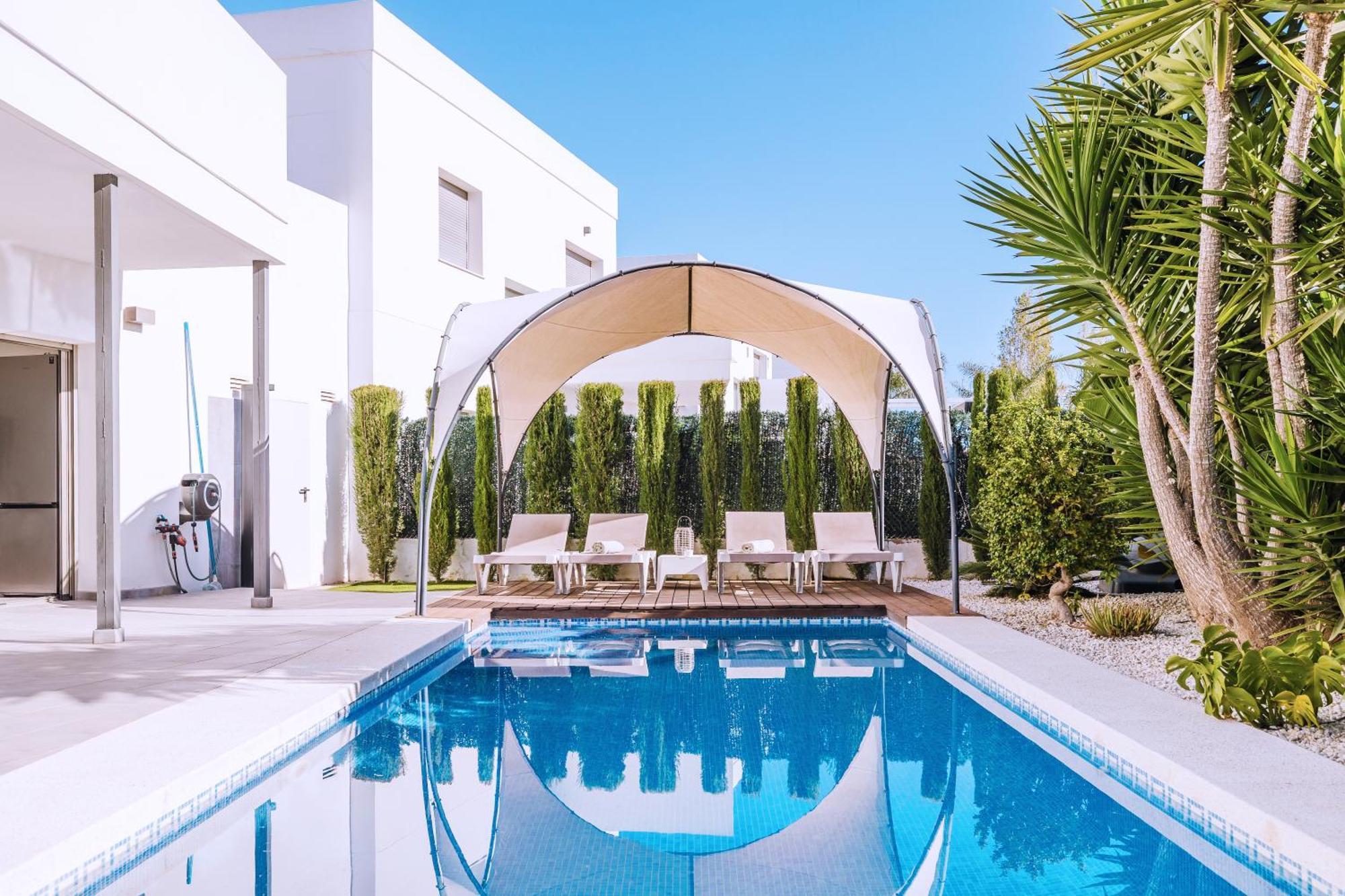 Casa Coco Stylisches Beachhouse Mit Pool & Sundeck Els Poblets Denia Exterior foto
