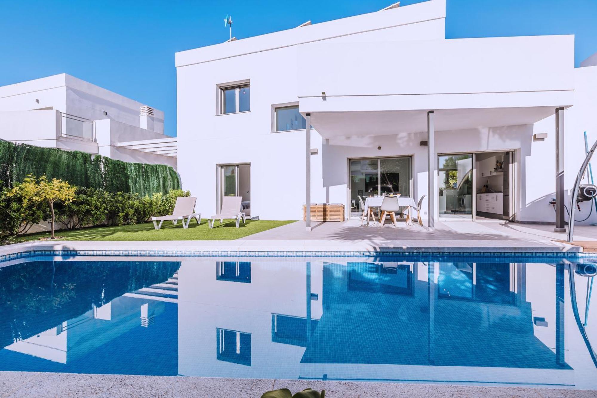 Casa Coco Stylisches Beachhouse Mit Pool & Sundeck Els Poblets Denia Exterior foto